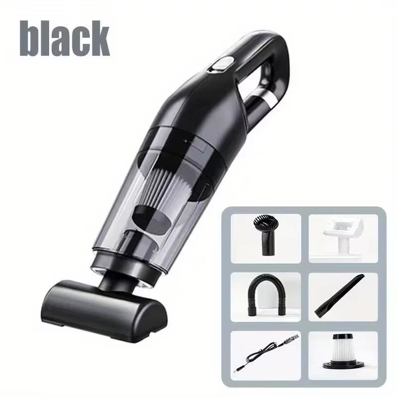 Powerful Handheld Vacuum Cleaner - Rechargeable, Wireless & Perfect for Home and Car Cleaning!